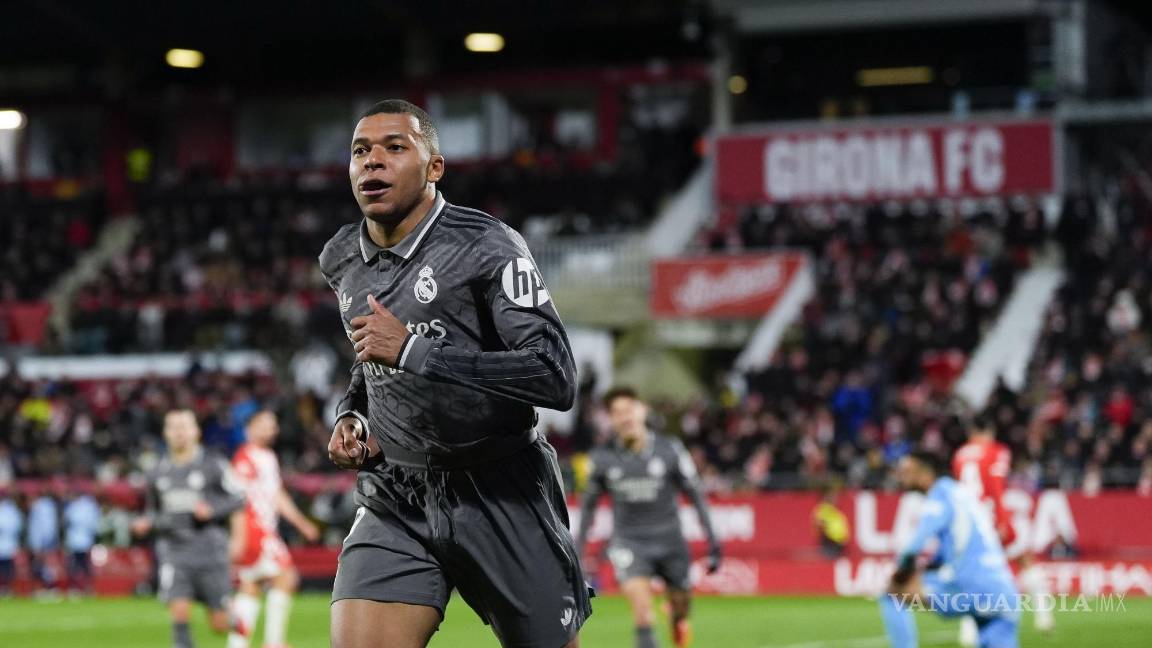 Kylian Mbappé anota, el Real Madrid golea y gana al Girona