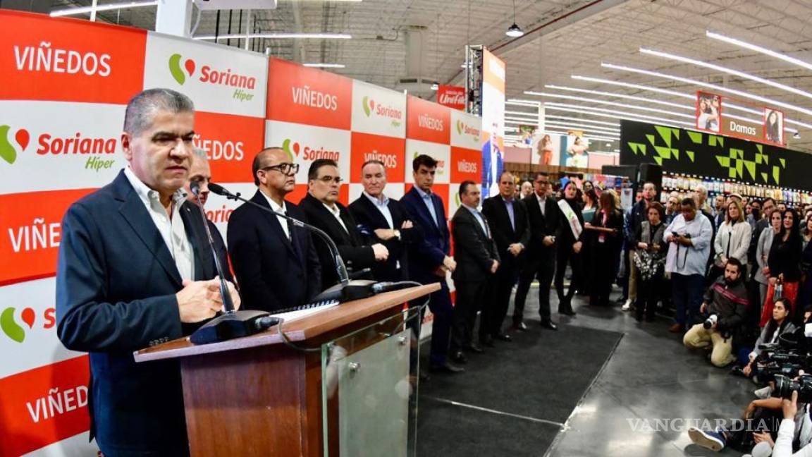 Inauguran Gobernador y Alcalde de Torreón, Soriana Híper Viñedos