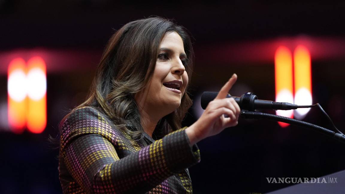 $!Donald Trump, presidente electo de Estados Unidos, elige como embajadora ante las Naciones Unidas a la defensora de la causa israelí Elise Stefanik.