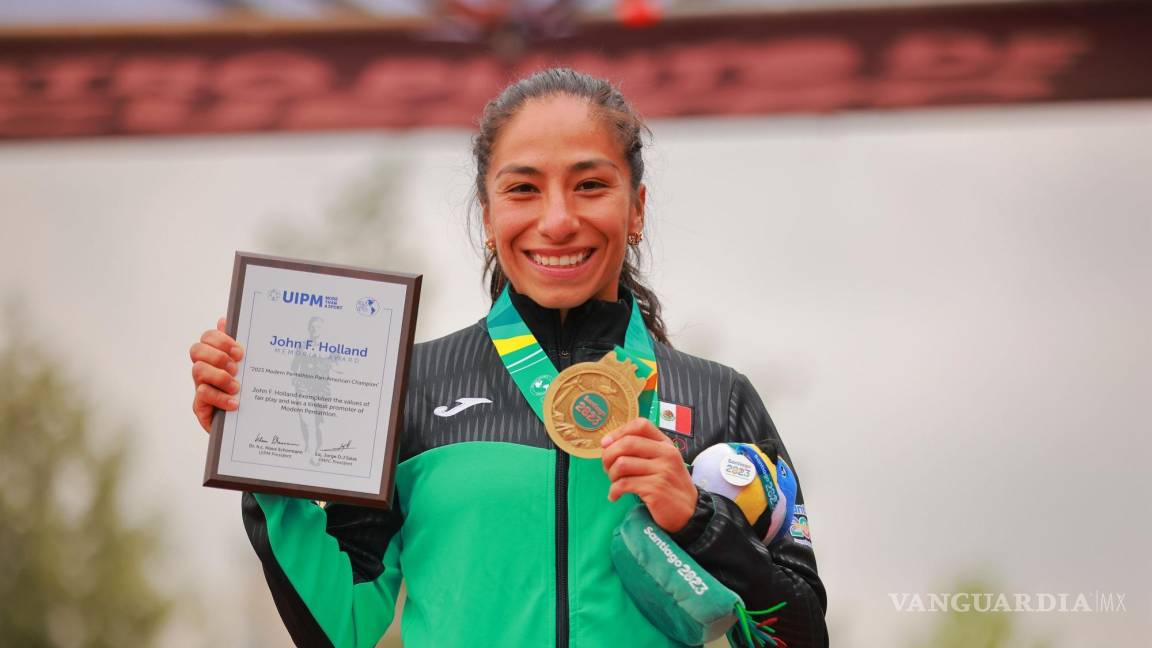 Oro y plaza olímpica para México en Panamericanos: Mayan Oliver gana prueba de pentatlón moderno