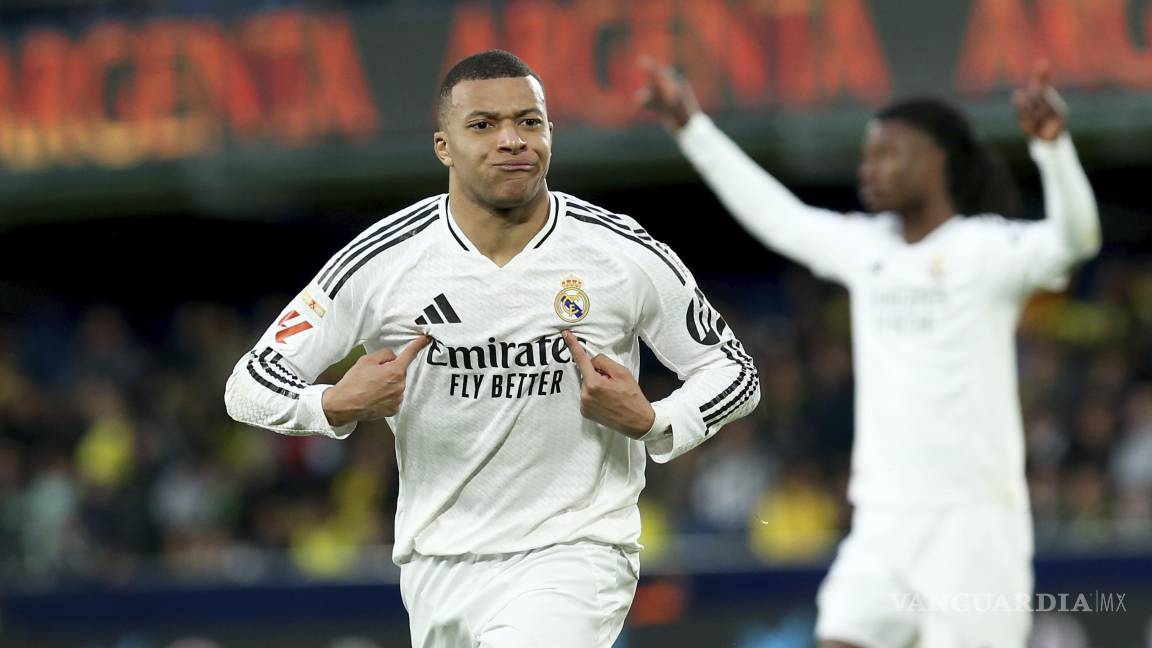 Kylian Mbappé anota doblete en triunfo 2-1 del Real Madrid ante el Villareal; llega a 31 goles