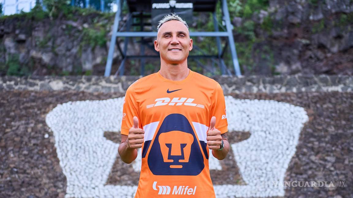 Keylor Navas promete unión, liderazgo y títulos en su presentación con Pumas