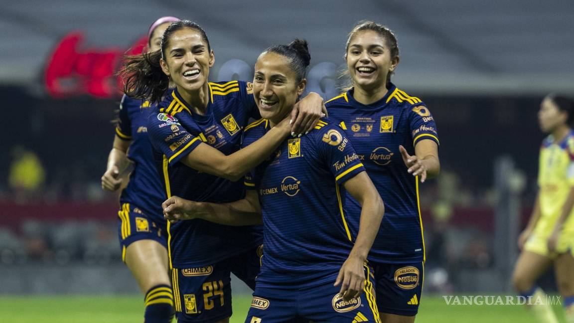 Final Liga MX Femenil: rugido ensordecedor en el Azteca, Tigres se impone 3-0 al América