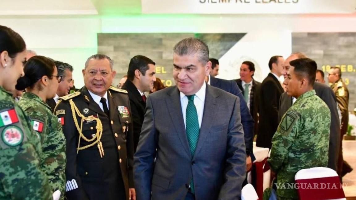 $!Celebra Miguel Riquelme aniversario del Ejército Mexicano