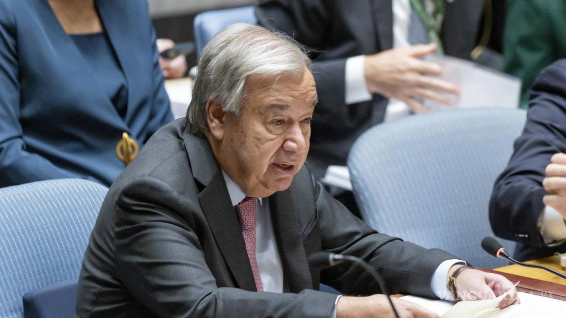 Tras ser declarado “persona non grata” por Israel António Guterres es respaldado por potencias en la ONU