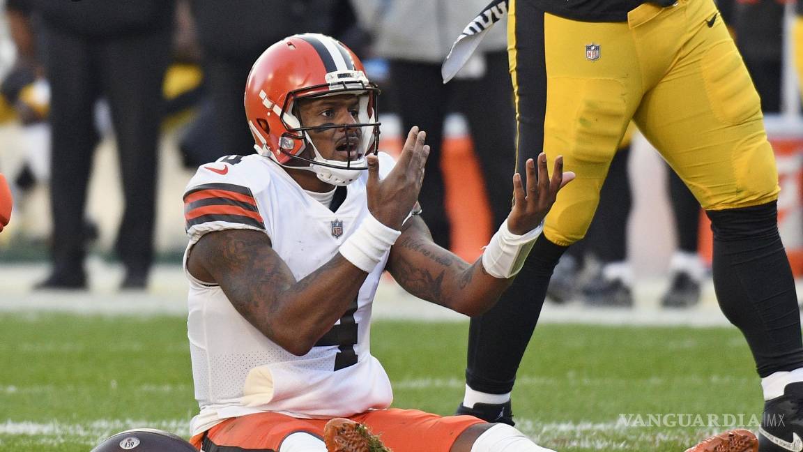 La primera prueba de Deshaun Watson con Browns no fue lo esperado