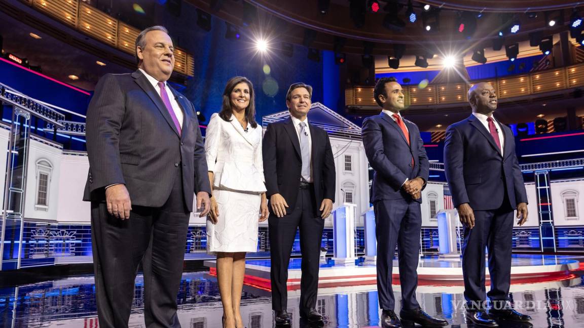 DeSantis y Haley aseguraron en el tercer debate del Partido Republicano de cara a las elecciones de 2024 que Trump no es el presidente que ahora necesita el país