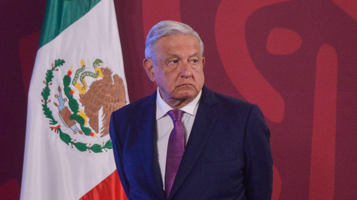 $!Andrés Manuel López Obrador, presidente de México, en la mañanera de hoy 21 de junio de 20022 en Palacio Nacional.