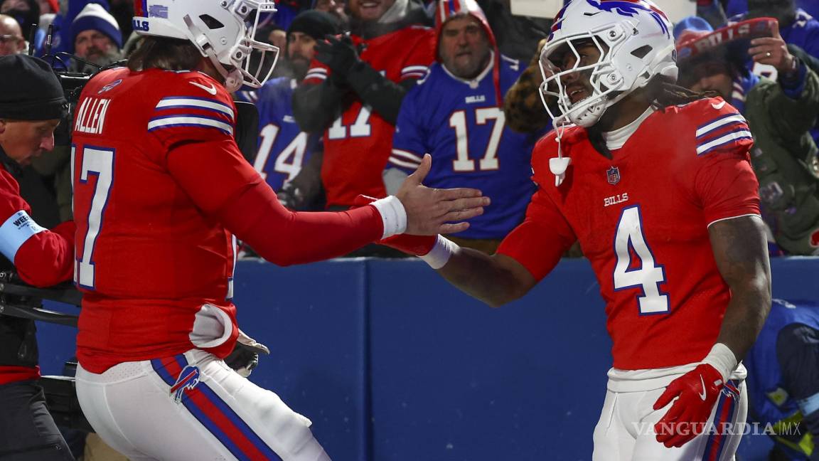 James Cook lidera remontada de los Bills y vencen 24-21 a los Patriots