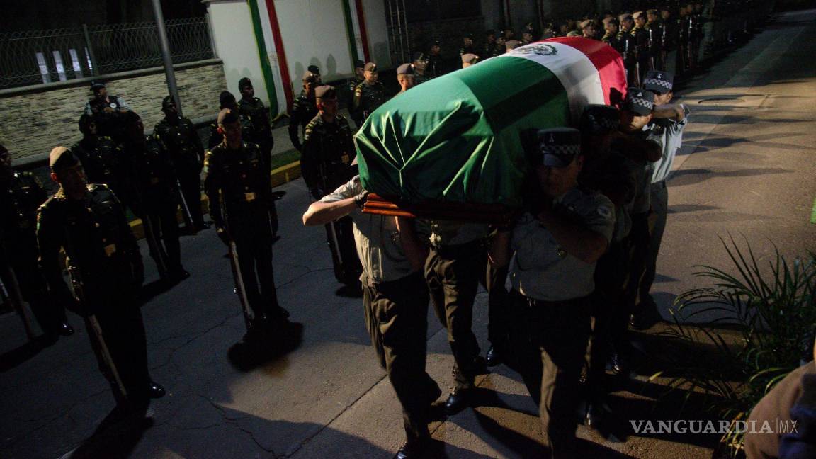 Despiden a general de Guardia Nacional de Zacatecas asesinado en enfrentamiento