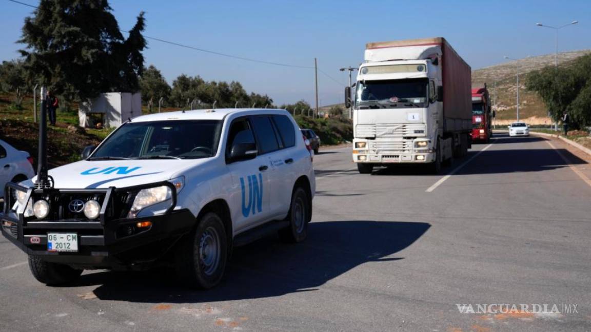 Arriba el primer convoy de ayuda humanitaria de la ONU a Siria, Antonio Guterres pide abrir más puntos fronterizos