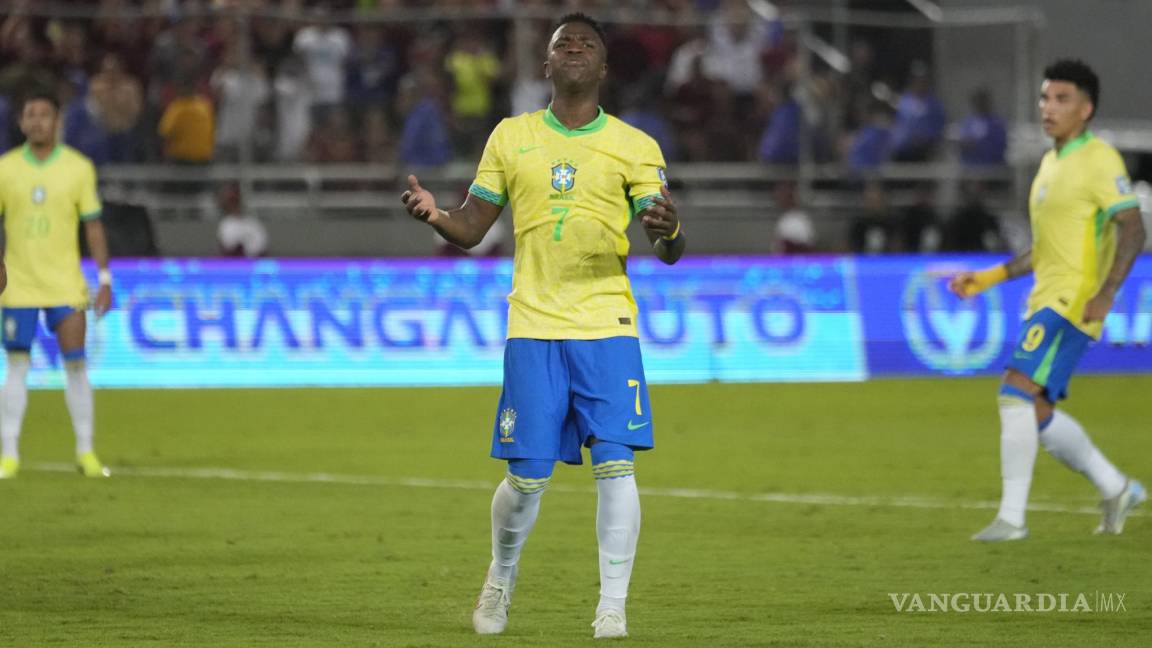 ¿Qué pasa Vinicius? El astro carioca falla penal y Brasil empata 1-1 contra Venezuela