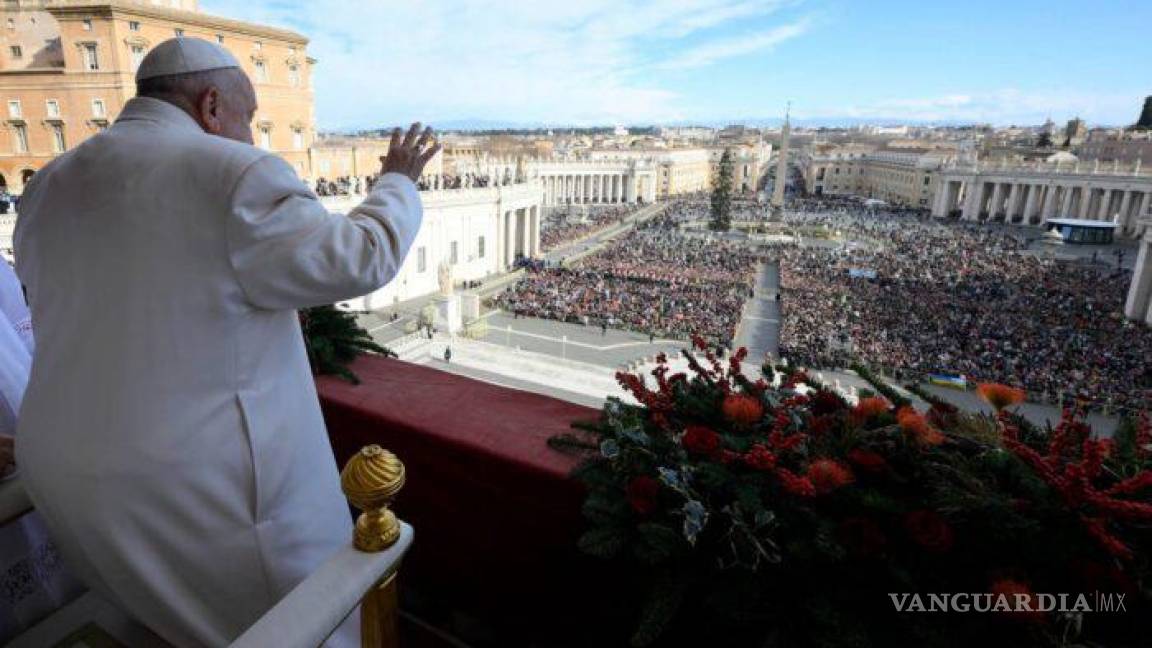 Que callen las armas en Ucrania y en Oriente Medio; el mensaje del Papa en Navidad