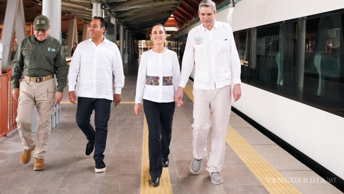 Sheinbaum inaugura tramos 6 y 7 del Tren Maya durante su primer aniversario