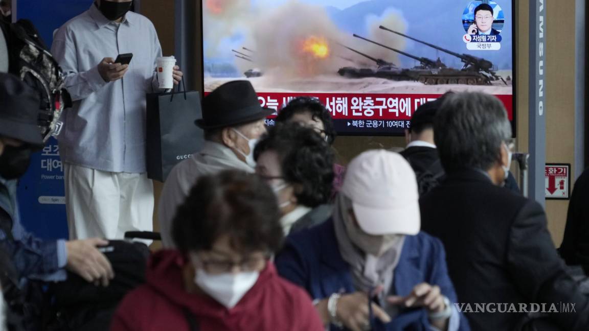 Atraviesa artillería tensa frontera entre las Coreas
