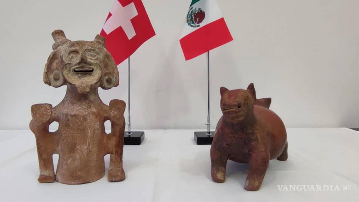 Suiza devuelve a México dos esculturas precolombinas que fueron confiscadas en Basilea