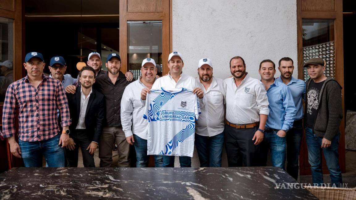 $!Díaz en el arranque oficial de la afiliación del Saltillo Soccer a la Liga de Expansión MX .