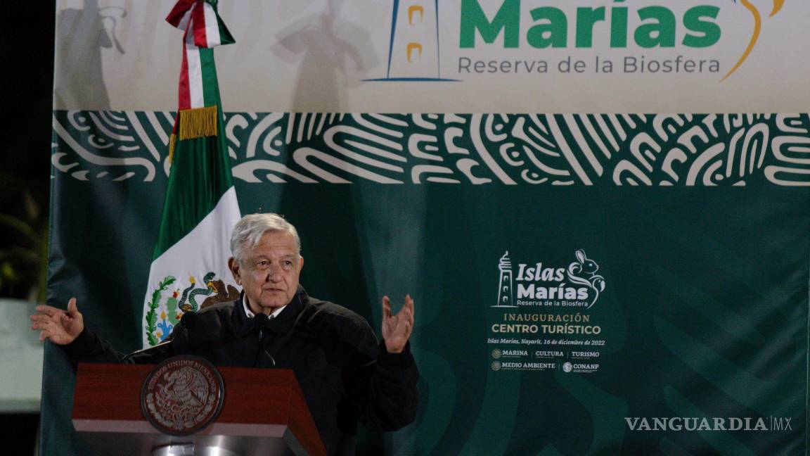 $!Andrés Manuel López Obrador, presidente de México, encabezó la inauguración de la Reserva de la Biósfera de Islas Marías.