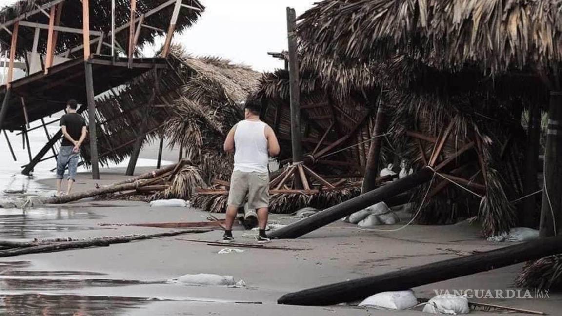 $!Vista de los destrozos provocados por el huracán Otis de categoría 5 en Acapulco, Guerrero.