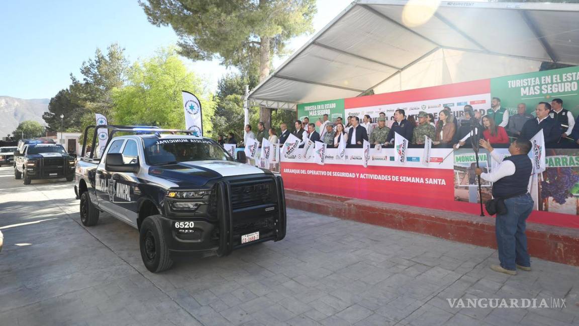 $!Activa Coahuila operativo de seguridad con más de 10 mil elementos; dan banderazo en Arteaga