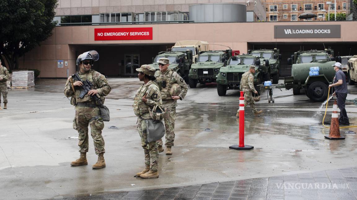 $!El presidente Trump desplegó tropas de la Guardia Nacional en el sur de California a partir del 7 de junio.