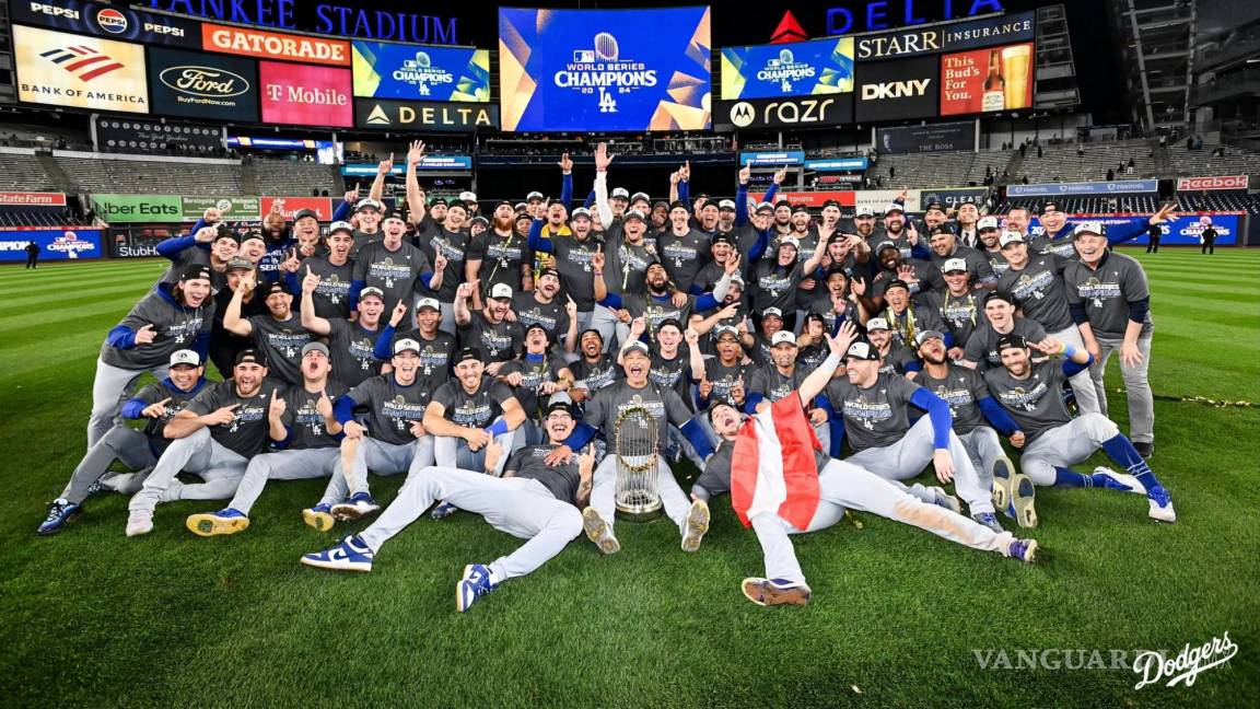 Los Dodgers de Los Ángeles son los Campeones de la Serie Mundial del 2024 tras vencer a los Yankees de Nueva York en el 5to juego