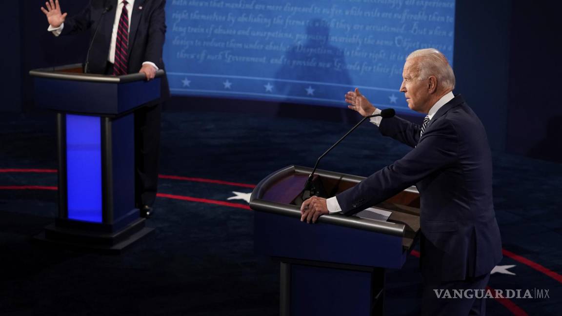 Donald Trump y Joe Biden llegan a su primer debate empatados en las encuestas