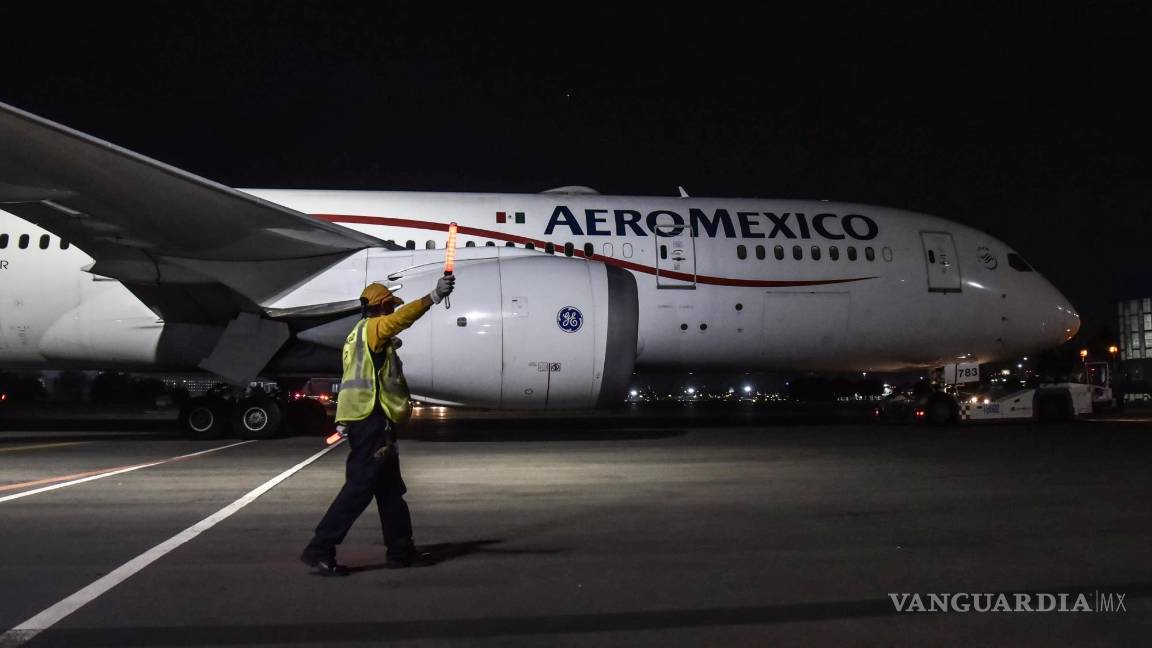 Aborta vuelo de Aeroméxico su despegue desde Santa Lucía