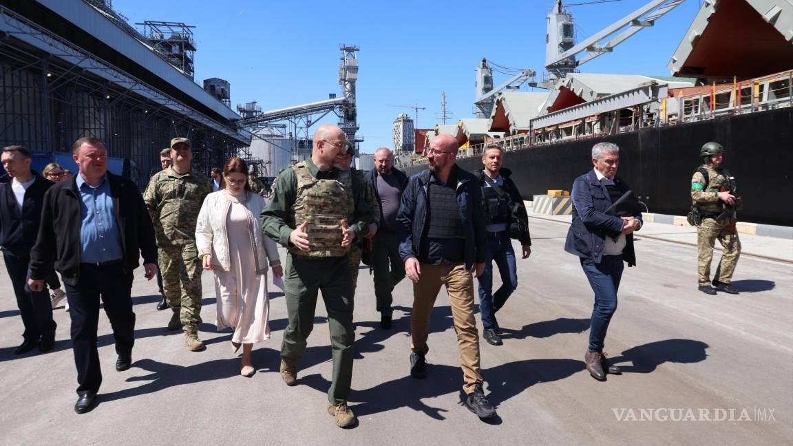 Presidente del Consejo Europeo se ve obligado a ponerse a salvo y se refugia durante bombardeo en Odesa