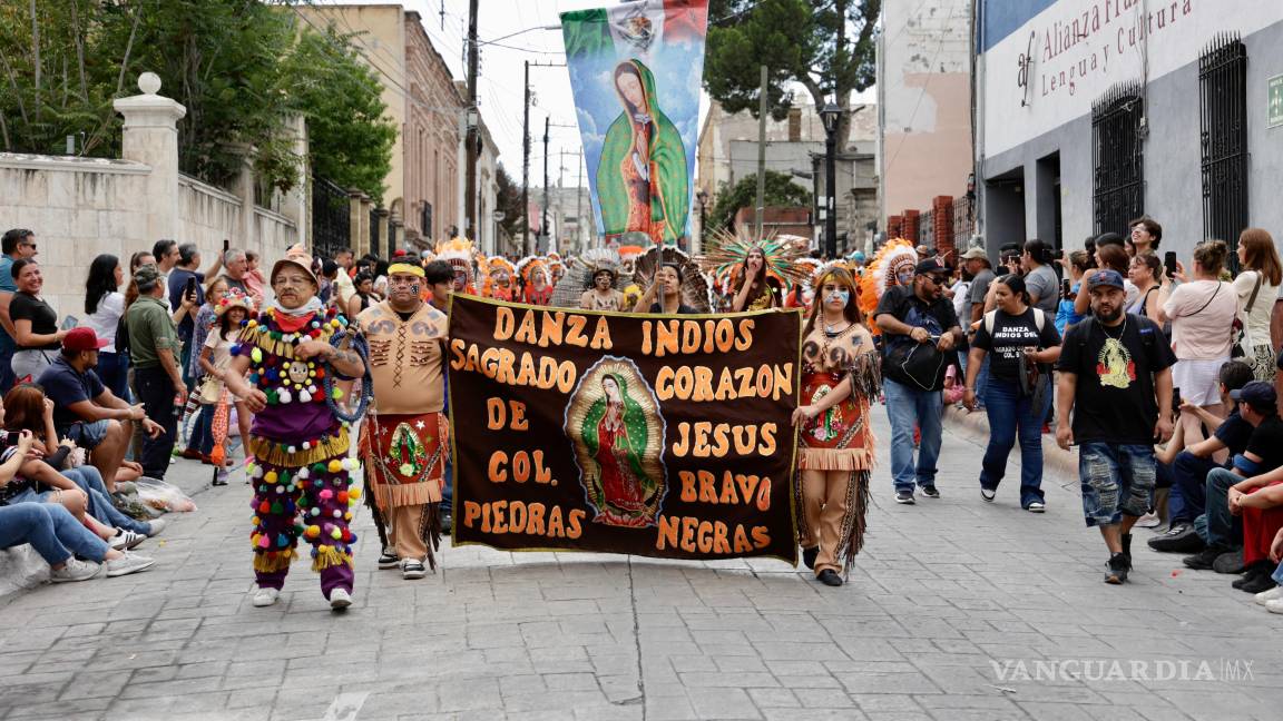 $!La Matlachinada vuelve a revestir de tradición y devoción a Saltillo