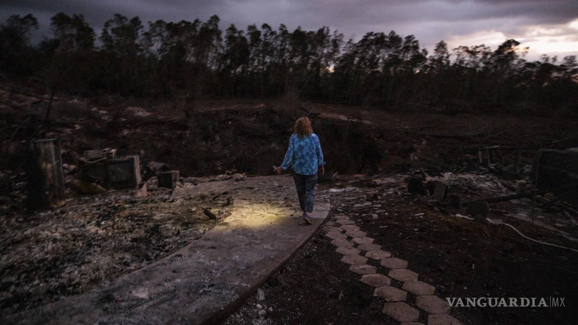 $!Barbara Wiener usa una linterna para buscar al gato de un amigo en Kula, Hawái.