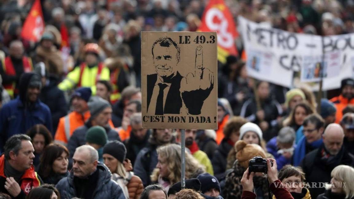 En Francia crece el repudio a la reforma en pensiones