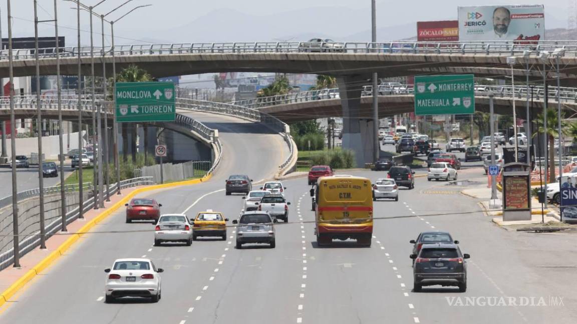 Saltillo: Cerrarán la noche del miércoles viaducto del distribuidor que conecta al bulevar V. Carranza con el Nazario