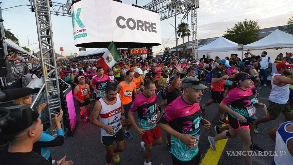 Triunfan en la Carrera 21K de Coahuila; esto son las y los ganadores