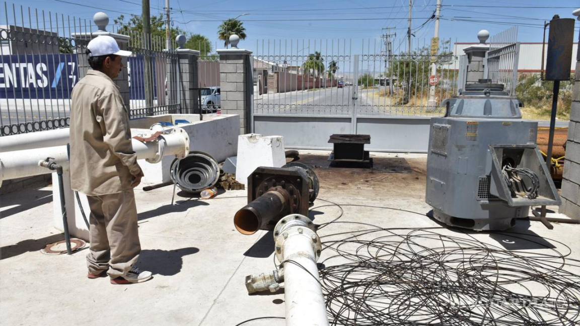 SIMAS Torreón restablece cinco bombas afectadas por falta de energía eléctrica