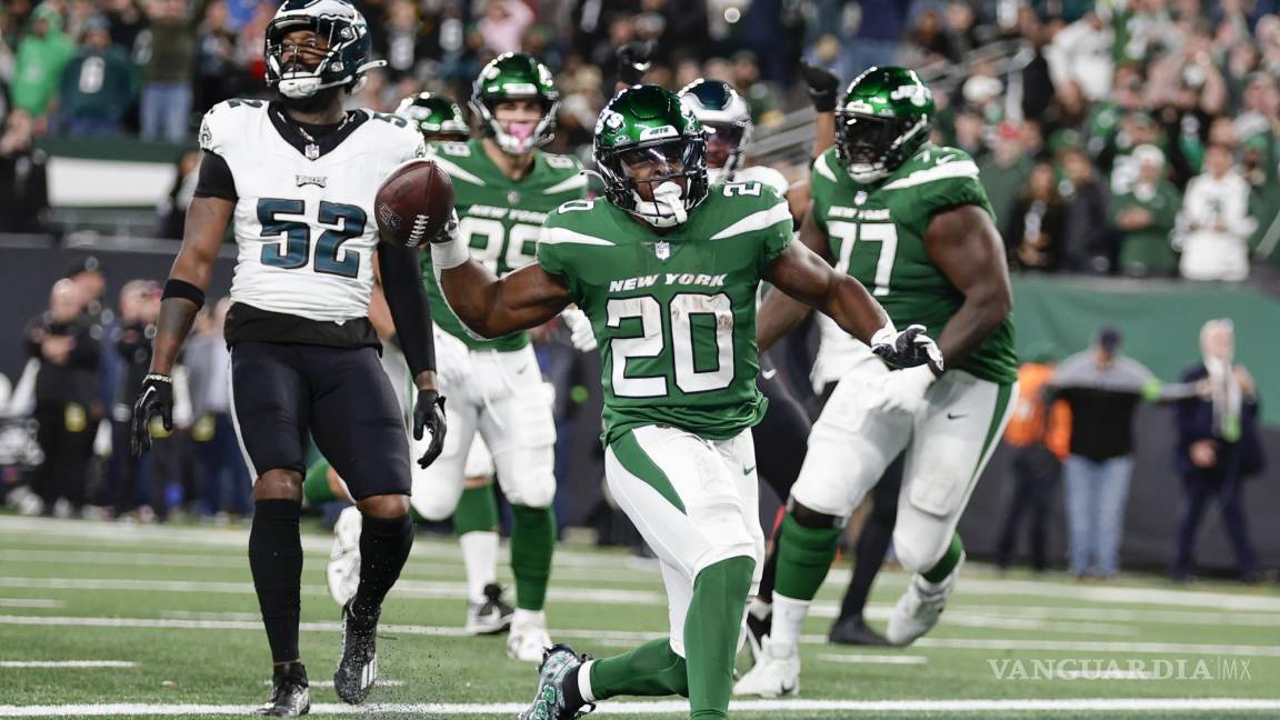 La NFL se queda sin equipos invictos: los Jets frenan el ‘vuelo’ perfecto de los Eagles