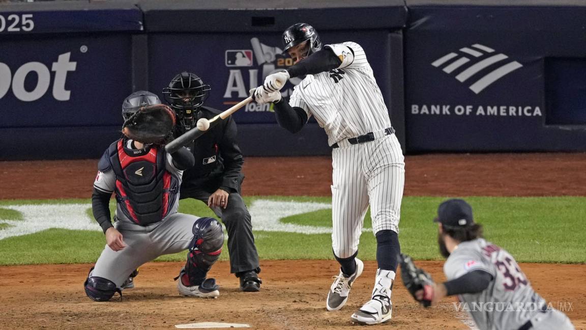 Judge dicta sentencia con jonrón y los Yankees se llevan el segundo ante Guardians