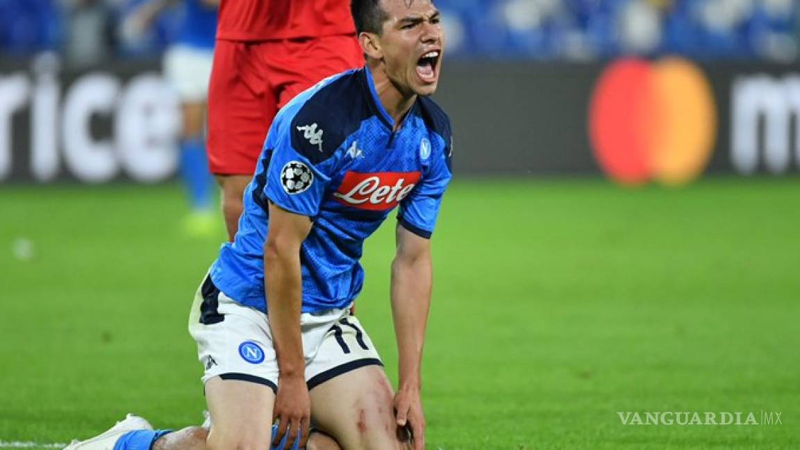 Así como en el Mundial; 'Chucky' Lozano vuelve a marcar con el Napoli en Champions (video)