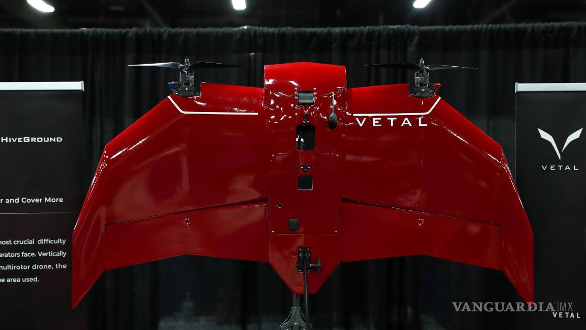 $!El dron HG Robotics Vetal se muestra en el International Consumer Electronics Show en Las Vegas, Nevada. EFE/EPA/Caroline Brehman