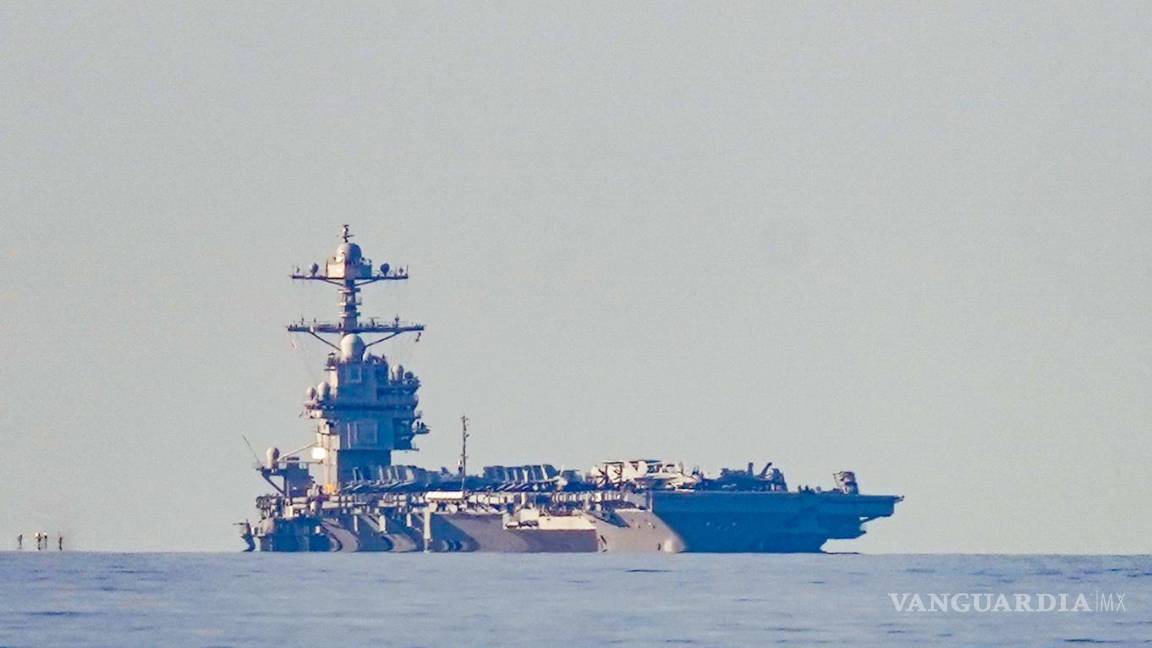 $!El portaaviones USS Gerald R. Ford reforzó en los últimos meses su presencia militarestadounidense en el Caribe y en el Pacífico.