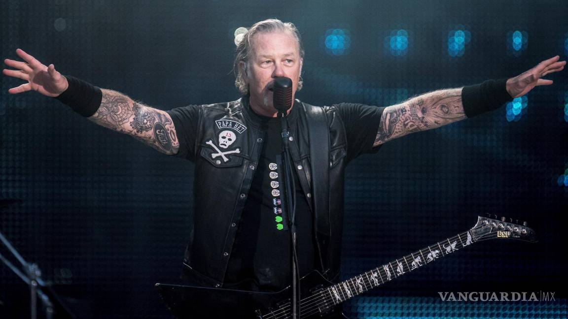 $!James Hetflied, guitarrista y vocalista de la banda Metallica. EFE/EPA/Mads Claus Rasmussen