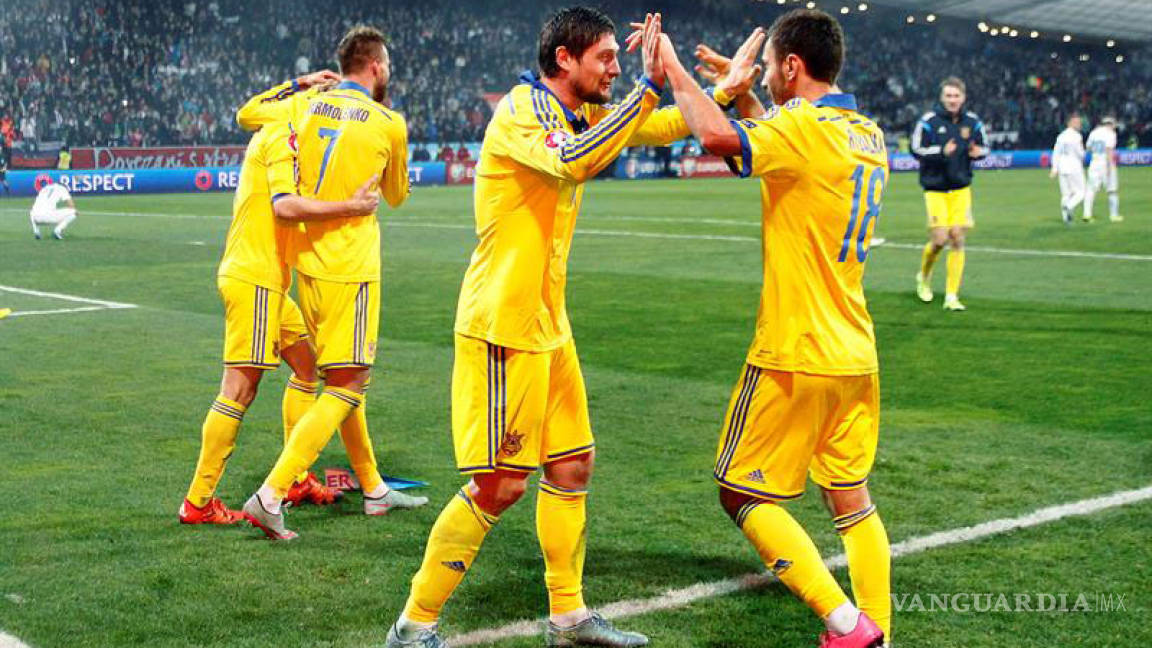 Ucrania logra pase a la Eurocopa al vencer a Eslovenia