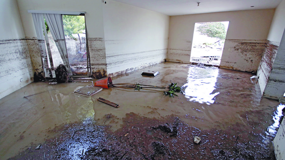 Detectan omisiones en construcción de fraccionamiento de Saltillo inundado por las lluvias del huracán 'Hanna'