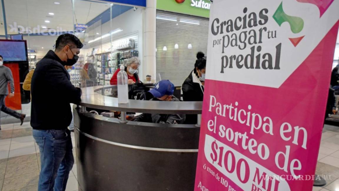 Abren módulos externos para el pago del predial en Saltillo