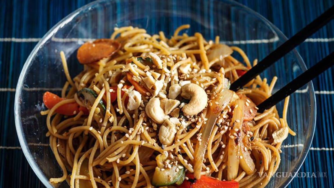 $!Receta de pasta oriental.