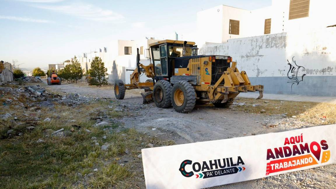 $!La obra contempla más de 3 mil metros cuadrados de concreto hidráulico para mejorar la movilidad en el oriente de Saltillo.