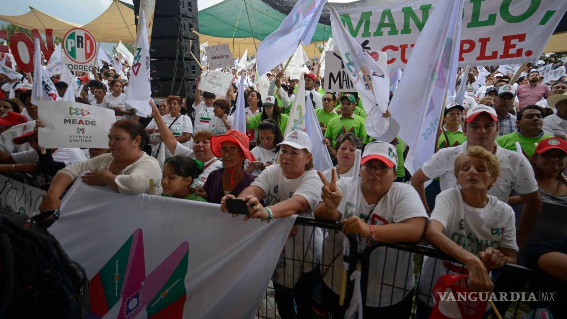 $!Meade se compromete a reforzar la seguridad de México durante cierre de campaña en Saltillo