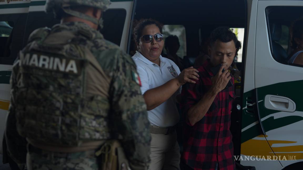 $!México endurece el control migratorio en su frontera sur con la Guardia Nacional (fotogalería)