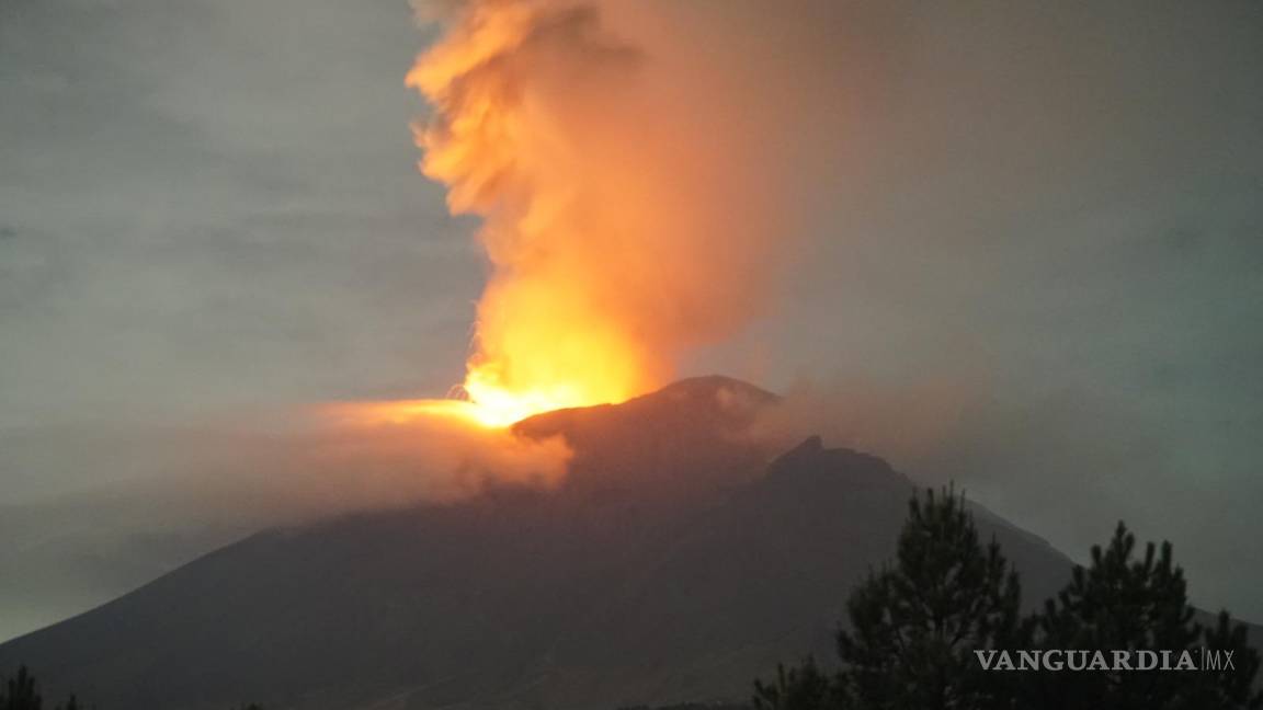 Alerta embajada de Estados Unidos en México por volcán Popocatépetl