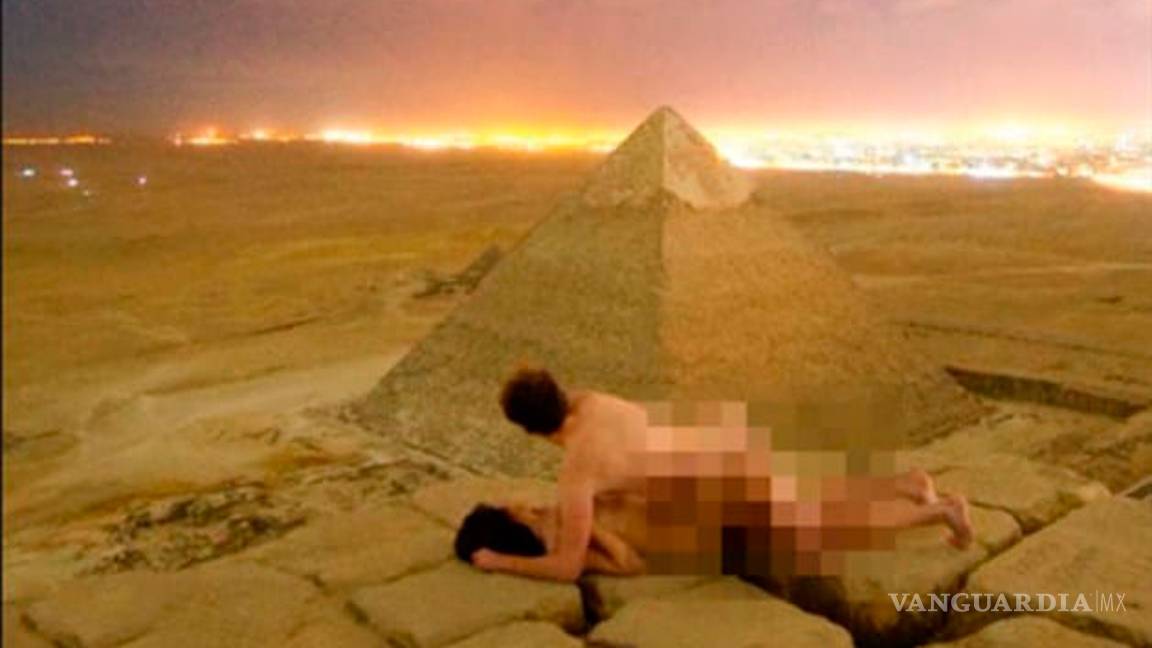 $!Pareja tuvo sexo en la cima de la Gran Pirámide de Giza